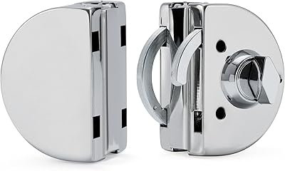 Serrure de sécurité antivol ranbo pour porte en verre acier inoxydable