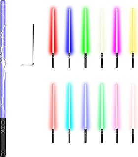 Sabre laser led avec 12 couleurs changeables et rechargeable avec une poignée en métal avec son de sabre laser pour enfants et adultes, sabre led. DIAYTAR COTE D'IVOIRE est une boutique en ligne généraliste qui offre une vaste gamme de produits avec plus de 300 000 références. Elle est leader en Côte d'Ivoire et propose une expérience d'achat en ligne pratique et sécurisée. Les clients peuvent trouver tout ce dont ils ont besoin en un seul endroit.