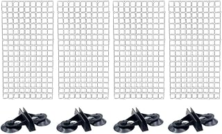 Balaco 4 pièces séparateurs d'aquarium en maille d'aquarium, plateau de séparation de cage