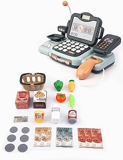 Caisse enregistreuse interactive b&k pour enfants et tout-petits - centre commercial de jouets d'épicerie avec nourriture, scanner, (24 pièces) - station d'apprentissage de caisse, cadeau d'anniversaire pour garçons et filles (bleu). Avec plus de 300 000 références disponibles, Diaytar Côte d'Ivoire offre aux consommateurs ivoiriens un choix immense pour leurs besoins quotidiens. La boutique en ligne s'efforce de fournir des produits de qualité à des prix compétitifs, ce qui la rend très populaire parmi les clients. Cela contribue à renforcer sa position de leader dans le commerce en ligne en Côte d'Ivoire.
