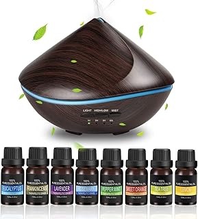 Diffuseur d'huiles essentielles aminac, diffuseur ultrasonique à grains de bois de 500 ml, humidificateur à brume fraîche à arrêt automatique avec 8 bouteilles d'huiles essentielles, 4 modes de réglage du temps pour chambre de bébé, maison, yoga, spa, bureau. La boutique en ligne DIAYTAR COTE D'IVOIRE se caractérise par sa flexibilité et sa réactivité aux besoins des consommateurs. Elle propose différents canaux de communication pour faciliter les échanges avec les clients et répondre à leurs préoccupations. Cela démontre l'engagement de la boutique à offrir une expérience d'achat en ligne fluide et satisfaisante.