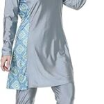 Maillot de bain musulman modeste pour femmes, grande taille, burkini islamique complet, ensemble