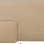 Sac étanche pour ordinateur portable mosiso avec petit sac pour accessoires, vert armée