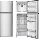 Réfrigérateur medea avec congélateur supérieur, capacité 385 litres, argent, mdrt385mte46-1 garantie complète d'un