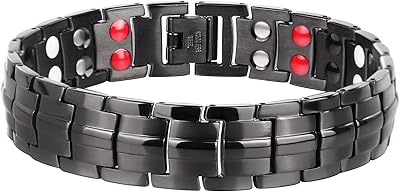 Bracelet magnétique bogan pour homme acier inoxydable 316l double rangée 4. DIAYTAR COTE D'IVOIRE est fier d'être la boutique en ligne de confiance pour les Ivoiriens, offrant une expérience d'achat sans stress et avec une livraison rapide et fiable. Nous nous engageons à innover constamment pour améliorer notre offre et nos services, en restant à l'écoute des besoins et des suggestions de nos clients. Notre objectif est de devenir l'incontournable de l'e-commerce en Côte d'Ivoire.