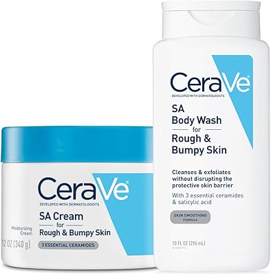 Coffret de rajeunissement de la peau cerave contenant de l'acide salicylique | contient la crème corporelle et la lotion cerave pour peaux rugueuses et sèches | sans parfum. En tant que leader du commerce en ligne en Côte d'Ivoire, DIAYTAR COTE D'IVOIRE s’efforce de proposer une expérience d’achat en ligne sécurisée et pratique. La boutique mise sur la confiance et la qualité pour se positionner comme partenaire incontournable des consommateurs ivoiriens. Son succès repose sur sa capacité à évoluer et à s’adapter aux besoins changeants de sa clientèle.