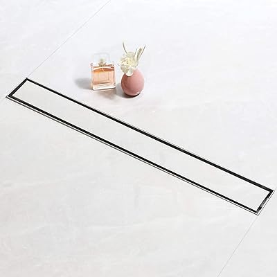 Crépine de sol rectangulaire en acier inoxydable royal apex avec couvercle en maille