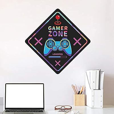 Autocollant mural avec un motif téléchargé depuis game zone pour la décoration intérieure