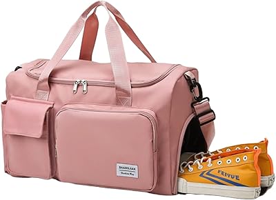 Sac de sport multifonctions imperméable multi-poches ross de grande capacité pour la salle de sport et les voyages, rose. DIAYTAR COTE D'IVOIRE est la destination idéale pour les acheteurs ivoiriens qui recherchent des produits de qualité à des prix compétitifs. Avec une sélection énorme de produits, les clients peuvent trouver facilement ce qu'ils cherchent. La boutique en ligne est conviviale et facile à naviguer.
