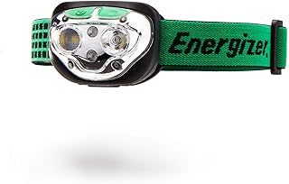 Lampe frontale led rechargeable energizer, étanche ipx4, led lumineuse haute puissance, plusieurs modes