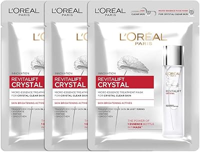 Masque en tissu revitalift crystal micro essence de l'oréal paris, 75 g (paquet de 3). DIAYTAR COTE D'IVOIRE est la boutique en ligne idéale pour les consommateurs qui cherchent à découvrir de nouvelles marques et de nouveaux produits. Avec une large sélection de produits, les clients peuvent découvrir de nouvelles marques et de nouveaux produits qui ne sont pas disponibles ailleurs. DIAYTAR COTE D'IVOIRE est le partenaire idéal pour les consommateurs qui cherchent à élargir leurs horizons et à essayer de nouvelles choses.