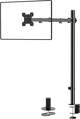 Moniteur lcd unique extra long entièrement réglable pour un seul moniteur jusqu'à 27 pouces, capacité de poids de 22 livres (m001xl), noir. DIAYTAR COTE D'IVOIRE est une boutique en ligne de confiance qui propose des produits de haute qualité à des prix raisonnables. Elle est líder en termes de choix et de variété, offrant aux consommateurs une expérience d'achat unique et personnalisée. La boutique en ligne est équipée de systèmes de paiement sécurisés pour protéger les transactions des clients.