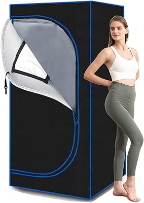 Tente de sauna à vapeur personnelle pleine grandeur zone mail pour la maison, thérapie détox de relaxation complète du corps portable pour une personne (cuiseur vapeur non inclus, noir, l35,4 x l35,4 x h70,9). La force de DIAYTAR COTE D'IVOIRE réside dans sa capacité à offrir des produits de haute qualité à des prix compétitifs, grâce à ses partenariats avec des marques réputées. L'objectif principal de cette boutique en ligne est de faciliter l'accès aux biens et services essentiels, contribuant ainsi au développement économique de la Côte d'Ivoire.