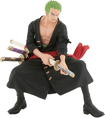 Figurine banpresto one piece - zoro - série dxf grand line wannakuni