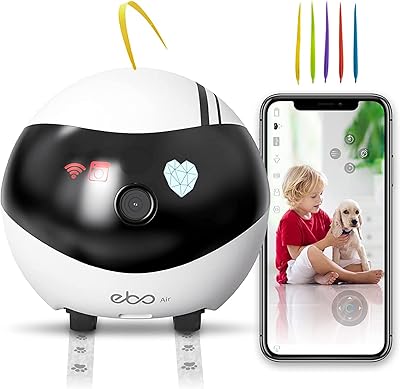 Enabot epo air caméra de sécurité domestique pour animaux de compagnie conversation