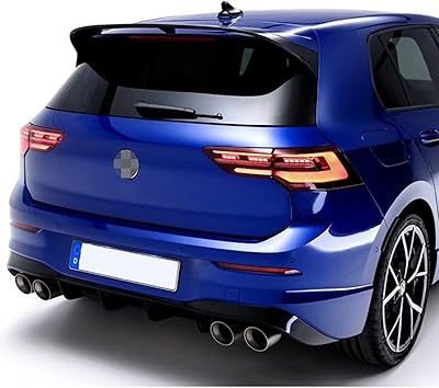 Pour vw golf 8 mk8 viii 2020 2021 2022 rline, aileron supérieur