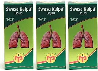 Maruthi pharma swasa kalpa drink 180 ml (vert) (pack de 3)