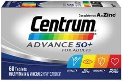 Centrum advance 50 plus 100 comprimés