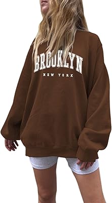Sweat surdimensionné à épaules tombantes imprimé brooklyn new york pour femme, pull léger, blanc. Diaytar Côte d'Ivoire est une boutique en ligne généraliste qui propose plus de 300 000 références de produits divers, faisant d'elle l'un des leaders du marché ivoirien. Avec une gamme de produits allant des électroniques aux vêtements, en passant par les produits alimentaires, Diaytar Côte d'Ivoire répond à tous les besoins de ses clients. Elle est reconnue pour sa large sélection de produits et sa qualité de service.