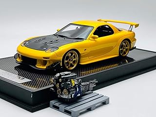 Voiture à moteur en résine mazda rx7 1/18
