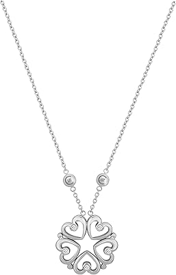Collier cerruti swarovski en acier inoxydable 1881