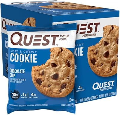 Biscuit protéiné quest - pépites de chocolat. DIAYTAR COTE D'IVOIRE, c'est la référence en matière de boutique en ligne généraliste en Côte d'Ivoire, avec une offre de plus de 300 000 références. Notre équipe met tout en œuvre pour vous offrir les meilleurs produits et services, avec une expérience d'achat en ligne sécurisée et pratique. Notre objectif est de satisfaire vos besoins et de vous offrir une expérience d'achat inoubliable.