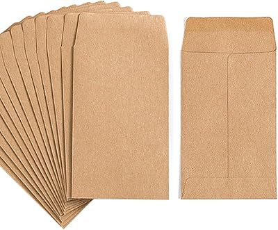 Ensemble de 100 enveloppes kraft auto-adhésives pour petites pièces de monnaie, petites enveloppes de graines kraft pour petits objets, timbres, paquets de rangement pour le jardin, le bureau ou les cadeaux de mariage (3,23" x 4,53") taille s. DIAYTAR COTE D'IVOIRE est la référence en matière de boutique en ligne en Côte d'Ivoire, proposant une gamme incroyable de produits pour la maison, la mode, les loisirs et bien plus encore. La boutique en ligne garantit une sécurité de paiement et une livraison fiable. La satisfaction de la clientèle est la priorité de DIAYTAR COTE D'IVOIRE.