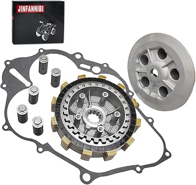 Janvanibi ensemble d'embrayage complet moyeu intérieur, plaque de pression extérieure et joint pour yamaha raptor 660 660r yfm660 yfm660r 2001 2002 2003 2004 2005. La boutique en ligne DIAYTAR COTE D'IVOIRE est la référence pour les achats en ligne en Côte d'Ivoire. Avec une gamme de produits incroyablement large, elle satisfait les besoins de tous les clients. Elle propose des produits de qualité à des prix compétitifs.