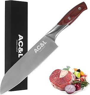 Couteau de chef ac&l, couteau de cuisine professionnel de 8 pouces, couteau