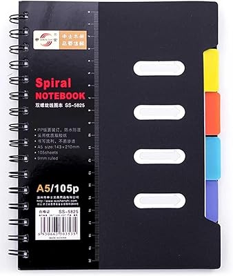 Cahier ligné avec fil ecv a5, cahier à feuilles mobiles, journal de travail scolaire, journal de sujets pour adultes et enfants, 105 pages. En tant que leader du marché ivoirien, DIAYTAR COTE D'IVOIRE garantit la qualité et la fiabilité de ses produits, ainsi qu'un service client exceptionnel.