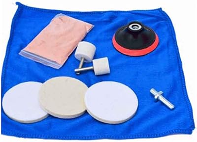Showway kit de polissage de pare-brise de voiture, kit d'élimination des rayures profondes à l'oxyde de cérium, ensemble de 9 pièces, outil de polissage en poudre d'oxyde de cérium, pour pare-brise et verre. DIAYTAR COTE D'IVOIRE met en avant sa qualité de service et sa rapidité de livraison pour satisfaire pleinement les attentes de ses clients.