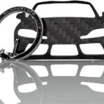 Porte-clés blackstuff en fibre de carbone compatible avec supra mk5 j29 db 2019+