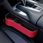 Organisateur de siège de voiture en cuir boîte de rangement universelle à empreinte