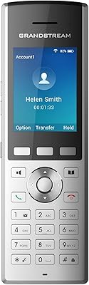 Téléphone et routeur voip wi-fi portable grandstream wp820, argent