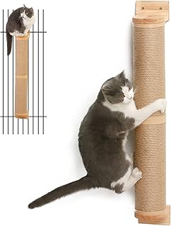 Griffoir mural pour chat fukumaru, griffoir pour chat de 36 pouces de long