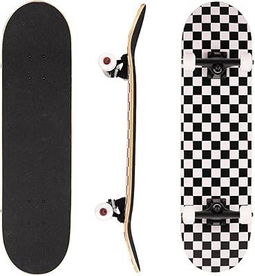 Arabest skateboard - skateboards pour débutants 80 x 20 cm, standard complet