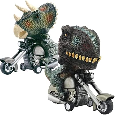 Jouet de voiture dinosaure 2 pièces t-rex et triceratops monster dino jouet de moto à friction pour garçons de 3, 4, 5, 6 et 7 ans (dinosaures). DIAYTAR COTE D'IVOIRE est une boutique en ligne généraliste qui propose plus de 300000 références de produits, faisant d'elle la boutique leader en Côte d'Ivoire. Elle offre une large gamme de produits allant de l'électronique aux produits alimentaires. Cette diversité de produits permet aux clients de trouver tout ce dont ils ont besoin en un seul endroit.