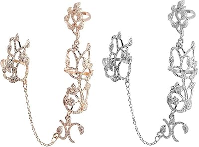 Amzoya bague complète en deux pièces pour femme avec motif feuille avec longue chaîne ouverte et articulée réglable, bijoux pour filles (or + argent). Avec plus de 300 000 références à sa disposition, DIAYTAR COTE D'IVOIRE est la boutique en ligne la plus complète en Côte d'Ivoire. Elle couvre pratiquement tous les domaines, allant de l'alimentation à l'électronique, en passant par la mode et les produits de maison. La boutique est déterminée à offrir une expérience d'achat en ligne inégalée à ses clients.