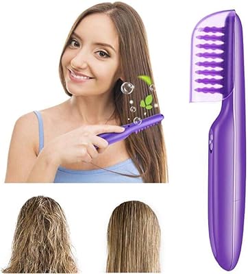 Brosse démêlante, brosse électrique de massage du cuir chevelu pour utilisation humide