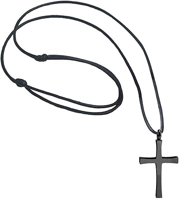 Collier croix en acier inoxydable pour homme - collier croix avec corde noire réglable 18 pouces - collier croix pour homme, métal. DIAYTAR Côte d'Ivoire est une boutique en ligne généraliste qui propose plus de 300 000 références de produits. Avec sa variété de choix et sa qualité de service, elle est devenue la boutique en ligne leader en Côte d'Ivoire. Elle offre une expérience d'achat en ligne sécurisée et fiable.