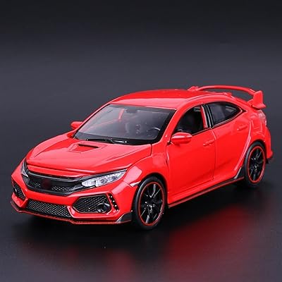 Voiture moulée sous pression à l'échelle 1:32 pour honda civic type r modèle