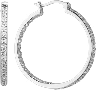 Boucles d'oreilles créoles classiques en argent sterling 925 et oxyde de zirconium à clic sur le dessus ou à l'envers. Diaytar Côte d'Ivoire est une boutique en ligne généraliste qui propose plus de 300 000 références de produits divers. Elle est devenue la boutique leader en Côte d'Ivoire en proposant des produits de qualité à des prix compétitifs. Les produits sont sélectionnés avec soin pour satisfaire les besoins des clients ivoiriens.