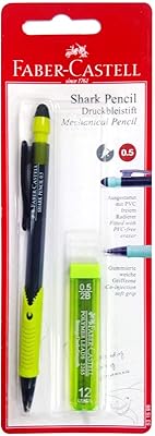 Stylo mécanique faber-castell shark 0,5 mm, multicolore