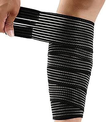 Bandage de compression élastique pour mollet pour soulager la douleur dans les jambes