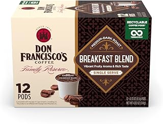 Mélange de petit-déjeuner don francisco, café arabica 100 % de qualité supérieure, torréfaction