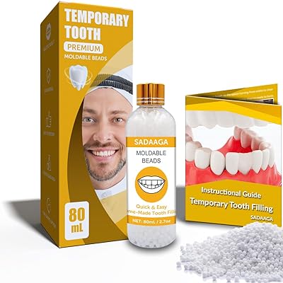 Kit de réparation dents sadaaga perles de fausses moulables de 80 ml granulés