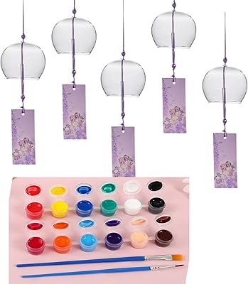 Équipe 5 pièces carillons éoliens en verre faits à la main avec colorant, carillons éoliens à fleurs japonaises, cadeaux d'anniversaire faits à la main pour jardin, allée, allée, cour, maison. Avec plus de 300 000 références, DIAYTAR COTE D'IVOIRE est la boutique en ligne la plus fournie de Côte d'Ivoire, proposant tout ce dont les clients ont besoin. De l'électronique aux produits alimentaires, en passant par la mode et les accessoires, elle couvre tous les domaines. Sa popularité grandissante est due à sa capacité à offrir des produits de qualité à des prix abordables.