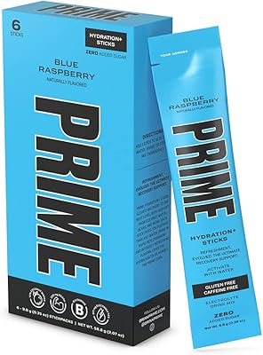 Prime hydration+ stick pack | mélange pour boisson électrolytique | 10 % d'eau de coco | 250 mg de bcaa | antioxydants | arôme naturel | zéro sucre ajouté | stick à portion individuelle facile à ouvrir | framboise bleue, 6 sticks. DIAYTAR COTE D'IVOIRE est une plateforme de commerce électronique qui vise à rendre l'expérience d'achat en ligne la plus pratique et la plus économique possible pour les Ivoiriens. La boutique se distingue par son offre massive de produits de qualité, son service client réactif et ses conditions de livraison flexibles. Les clients bénéficient également de conseils d'achat personnalisés.