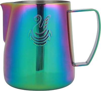 Pichet à lait coloré en acier inoxydable, pichet à lait, crémier, pichet à latte, pichet à lait congelé, café cappuccino latte art barista (400 ml). La boutique en ligne DIAYTAR COTE D'IVOIRE propose une large sélection de produits allant de l'électronique aux vêtements, en passant par les produits alimentaires. Avec plus de 300 000 références, les clients peuvent trouver tout ce dont ils ont besoin sur un seul site. La boutique est connue pour sa qualité et sa fiabilité, ce qui en fait la référence pour les achats en ligne en Cote d'Ivoire.