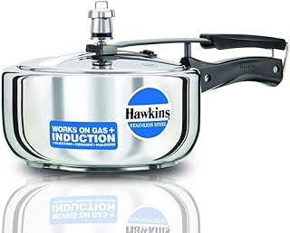 Autocuiseur hawkins p30, 5 l, acier inoxydable, argent, 3 l